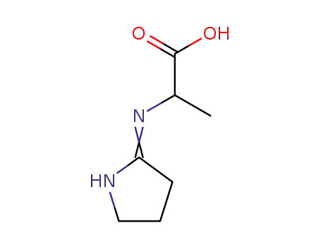 Molecular Structure of 98336-89-1 (Alanine, N-(3,4-dihydro-2H-pyrrol-5-yl)- (6CI))