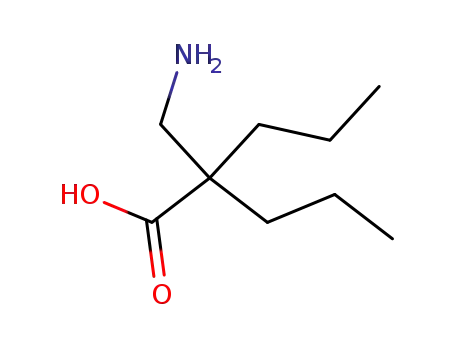 Molecular Structure of 98957-07-4 (2-(aMinoMethyl)-2-propylpentanoic acid)