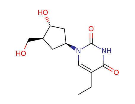 5-Ethyl-1-(3-hydroxy-4-(hydroxymethyl)cyclopentyl)-2,4(1H,3H)-pyrimidinedione