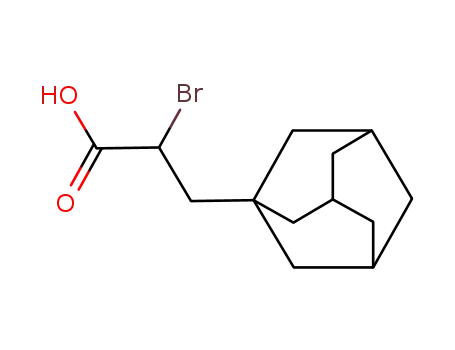Molecular Structure of 98398-67-5 (3-(1-ADAMANTYL)-2-BROMOPROPANOIC ACID)