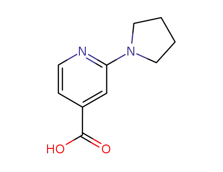 Molecular Structure of 98088-04-1 (2-PYRROLIDIN-1-YL-ISONICOTINIC ACID HYDROCHLORIDE)