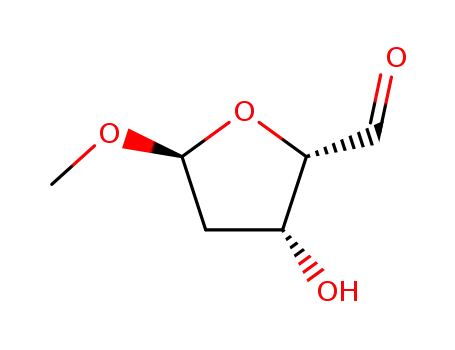 alpha-D-threo-Pentodialdo-1,4-furanoside, methyl 2-deoxy- (9CI)