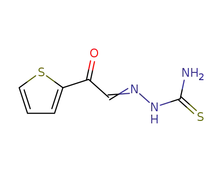 Molecular Structure of 64923-76-8 (Hydrazinecarbothioamide, 2-[2-oxo-2-(2-thienyl)ethylidene]-)