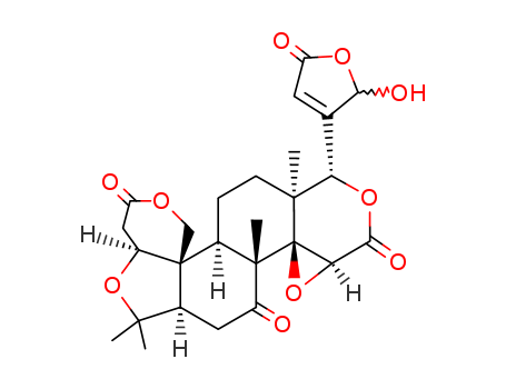 11H,13H-Oxireno[d]pyrano[4',3':3,3a]isobenzofuro[5,4-f][2]benzopyran-4,6,13(2H,5aH)-trione, 8-(2,5-dihydro-2-hydroxy-5-oxo-3-furanyl)decahydro-2,2,4a,8a-tetramethyl-, (2aR,4aR,4bR,5aS,8R,8aS,10aR,10bR