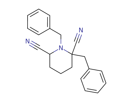 1,2-dibenzylpiperidine-2,6-dicarbonitrile