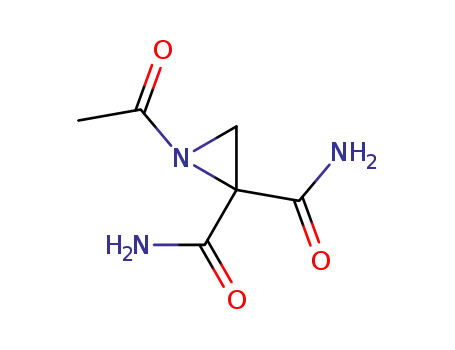 2,2-Aziridinedicarboxamide, 1-acetyl- (9CI)