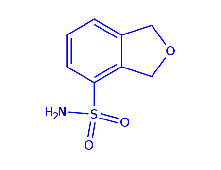 Molecular Structure of 98475-12-8 (4-Isobenzofuransulfonamide,1,3-dihydro-(9CI))