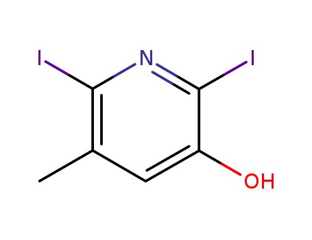 2,6-Diiodo-3-hydroxy-5-methylpyridine