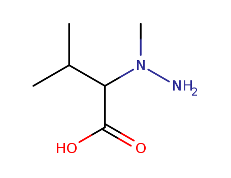 3-Methyl-2-(1-methylhydrazinyl)butanoic acid