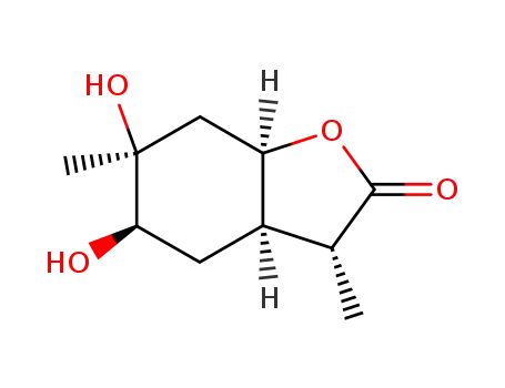 (3R,3aR,5R,6S,7aR)-5,6-dihydroxy-3,6-dimethylhexahydrobenzofuran-2-one