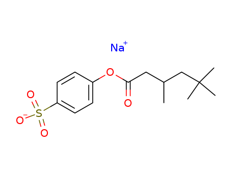 Hexanoic acid,3,5,5-trimethyl-, 4-sulfophenyl ester, sodium salt (1:1)
