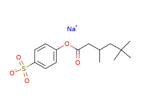 Molecular Structure of 94612-91-6 (sodium 4-(3,5,5-trimethylhexanoyloxy)benzenesulfonate)