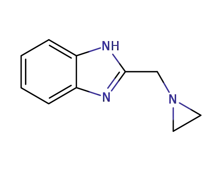 Benzimidazole, 2-(1-aziridinylmethyl)- (6CI)