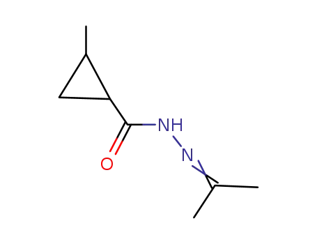 시클로프로판카르복실산, 2-메틸-, 이소프로필리덴히드라지드(6CI)