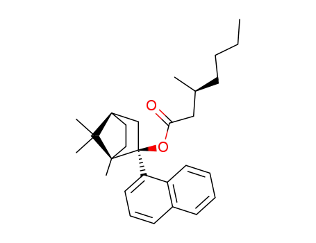 1-<1-(R)-endo-(1-naphthyl)>bornyl <(S)-3-methyl>heptanoate