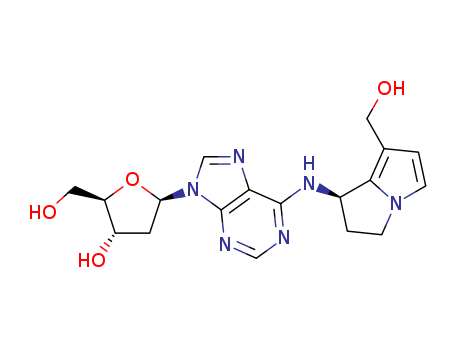 2′-Deoxy-N-[(1R)-2,3-dihydro-7-(hydroxymethyl)-1H-pyrrolizin-1-yl]adenosine