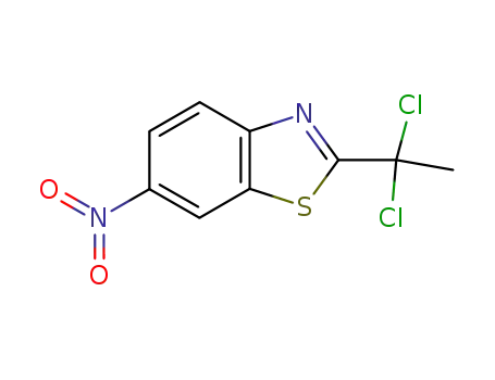 2-(1,1-dichloro-ethyl)-6-nitro-benzothiazole