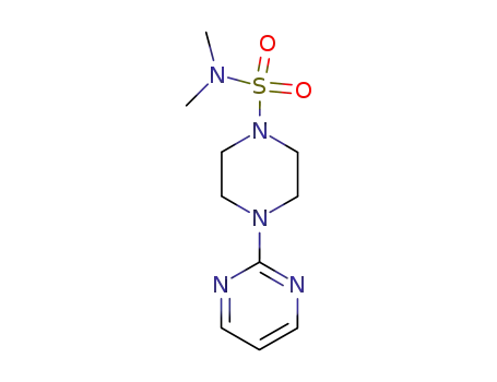 Molecular Structure of 99191-22-7 (N,N-DIMETHYL-4-(2-PYRIMIDINYL)TETRAHYDRO-1(2H)-PYRAZINESULFONAMIDE)
