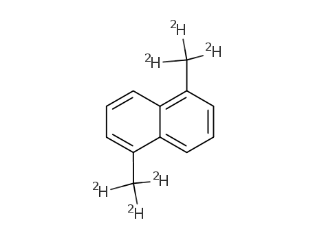 Molecular Structure of 94784-15-3 (1,5-Di(Methyl-d3)-naphthalene)