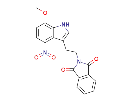1H-Isoindole-1,3(2H)-dione,
2-[2-(7-methoxy-4-nitro-1H-indol-3-yl)ethyl]-