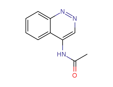 Molecular Structure of 99185-46-3 (N-4-cinnolinyl-Acetamide)