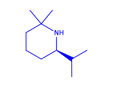 Molecular Structure of 99863-12-4 (Piperidine, 6-isopropyl-2,2-dimethyl- (6CI))