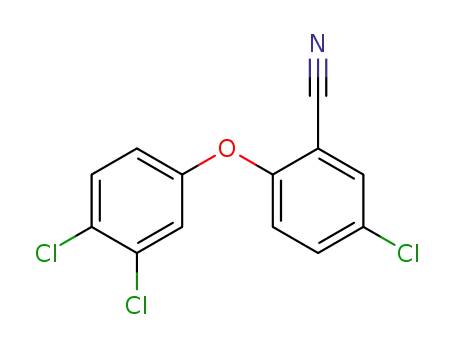 Molecular Structure of 99902-89-3 (5-chloro-2-(3,4-dichlorophenoxy)benzonitrile)