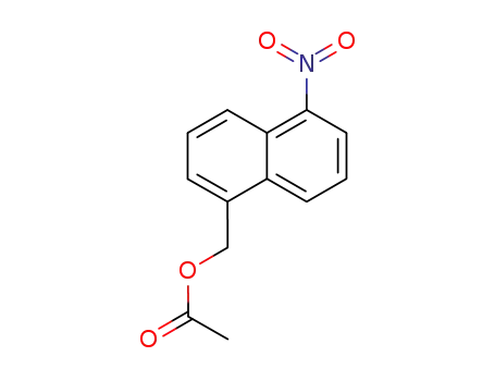 Molecular Structure of 100727-70-6 (acetic acid-(5-nitro-[1]naphthylmethyl ester))