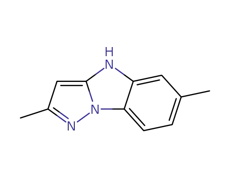 4H-피라졸로[1,5-a]벤즈이미다졸,2,6-디메틸-(9CI)