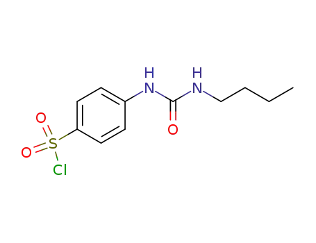 4-(3-부틸-우레이도)-벤젠술포닐염화물