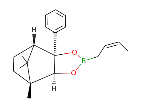 (-)-(1R,2S,3S,4S)-exo-2-exo-3-<(Z)-2-butenylborylenedioxy>-endo-3-phenylbornane