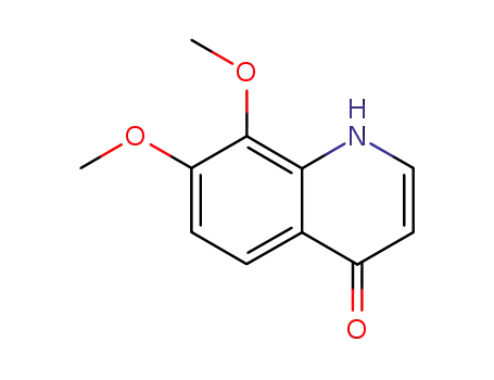 Molecular Structure of 99878-76-9 (4-Hydroxy-7,8-Dimethoxyquinoline)