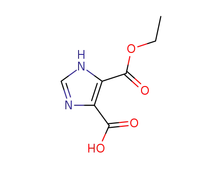 Molecular Structure of 99821-97-3 (4-(ETHOXYCARBONYL)-1H-IMIDAZOLE-5-CARBOXYLIC ACID)