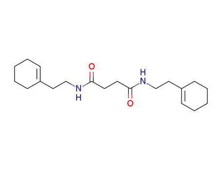Molecular Structure of 94682-18-5 (N,N'-bis[2-(1-cyclohexen-1-yl)ethyl]succinamide)