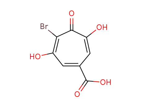 4-bromo-3,6-dihydroxy-5-oxo-cyclohepta-1,3,6-trienecarboxylic acid