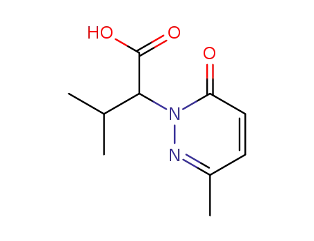 Molecular Structure of 99170-22-6 (1(6H)-Pyridazineacetic  acid,  -alpha--isopropyl-3-methyl-6-oxo-  (6CI))