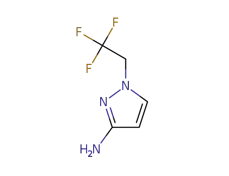 Molecular Structure of 947179-47-7 (1-(2,2,2-trifluoroethyl)pyrazol-3-amine)