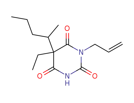 Barbituric acid, 1-allyl-5-ethyl-5-(1-methylbutyl)-