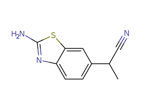 2-AMINO-A-METHYL-6-BENZO[D]THIAZOLEACETONITRILE