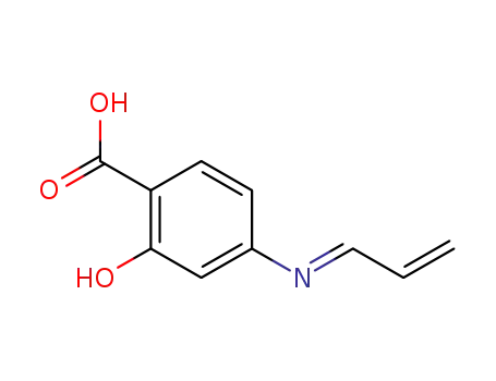 Benzoic acid, 2-hydroxy-4-(2-propenylideneamino)- (9CI)