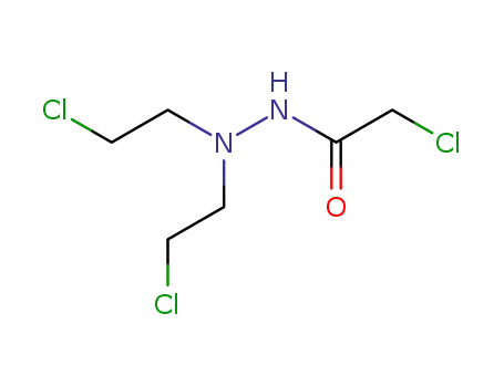 Molecular Structure of 99839-69-7 (1-Chloroacetyl-2,2-bis(2-chloroethyl)hydrazine)