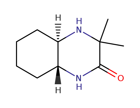 2(1H)-Quinoxalinone, octahydro-3,3-dimethyl-, trans-
