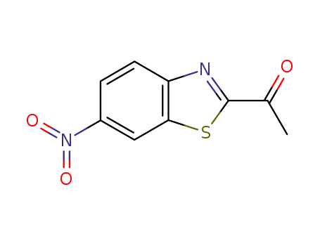 Molecular Structure of 94834-02-3 (Ethanone, 1-(6-nitro-2-benzothiazolyl)- (9CI))