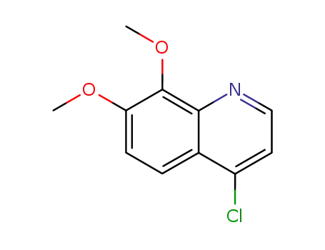 Molecular Structure of 99878-79-2 (4-CHLORO-7,8-DIMETHOXYQUINOLINE)