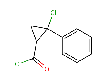 사이클로프로판카르보닐 클로라이드, 2-클로로-2-페닐-(6CI)