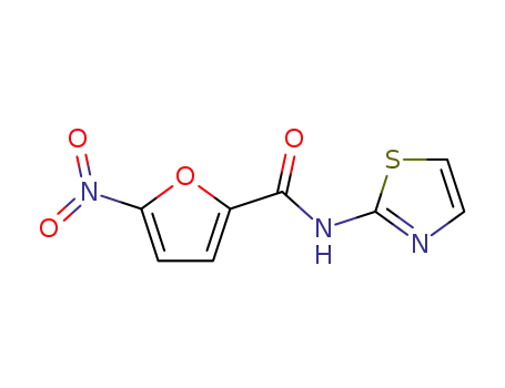Molecular Structure of 99768-68-0 (5-nitro-N-(1,3-thiazol-2-yl)-2-furamide)