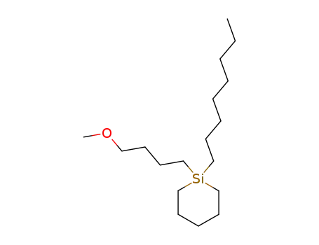 silacyclohexane, 1-(4-methoxybutyl)-1-octyl-