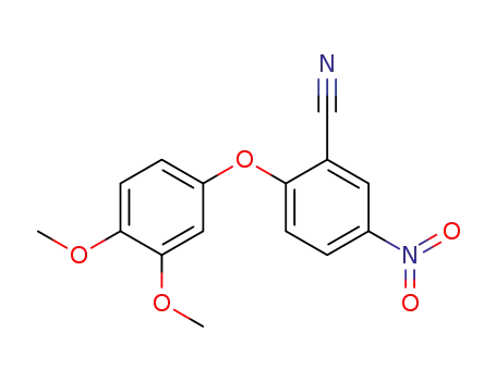 2-(3,4-dimethoxyphenoxy)-5-nitrobenzonitrile