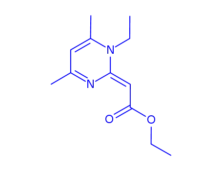 아세트산, 2-(1-에틸-4,6-디메틸-2(1H)-피리미디닐리덴)-, 에틸 에스테르