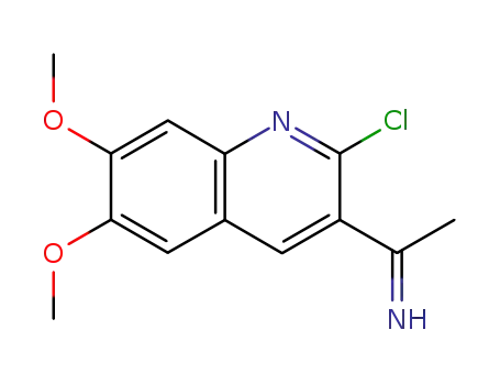1-(2-Chloro-6,7-dimethoxy-quinolin-3-yl)-ethylideneamine